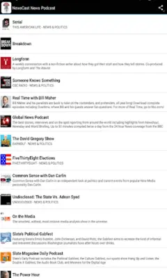 NewsCast News Podcast android App screenshot 5